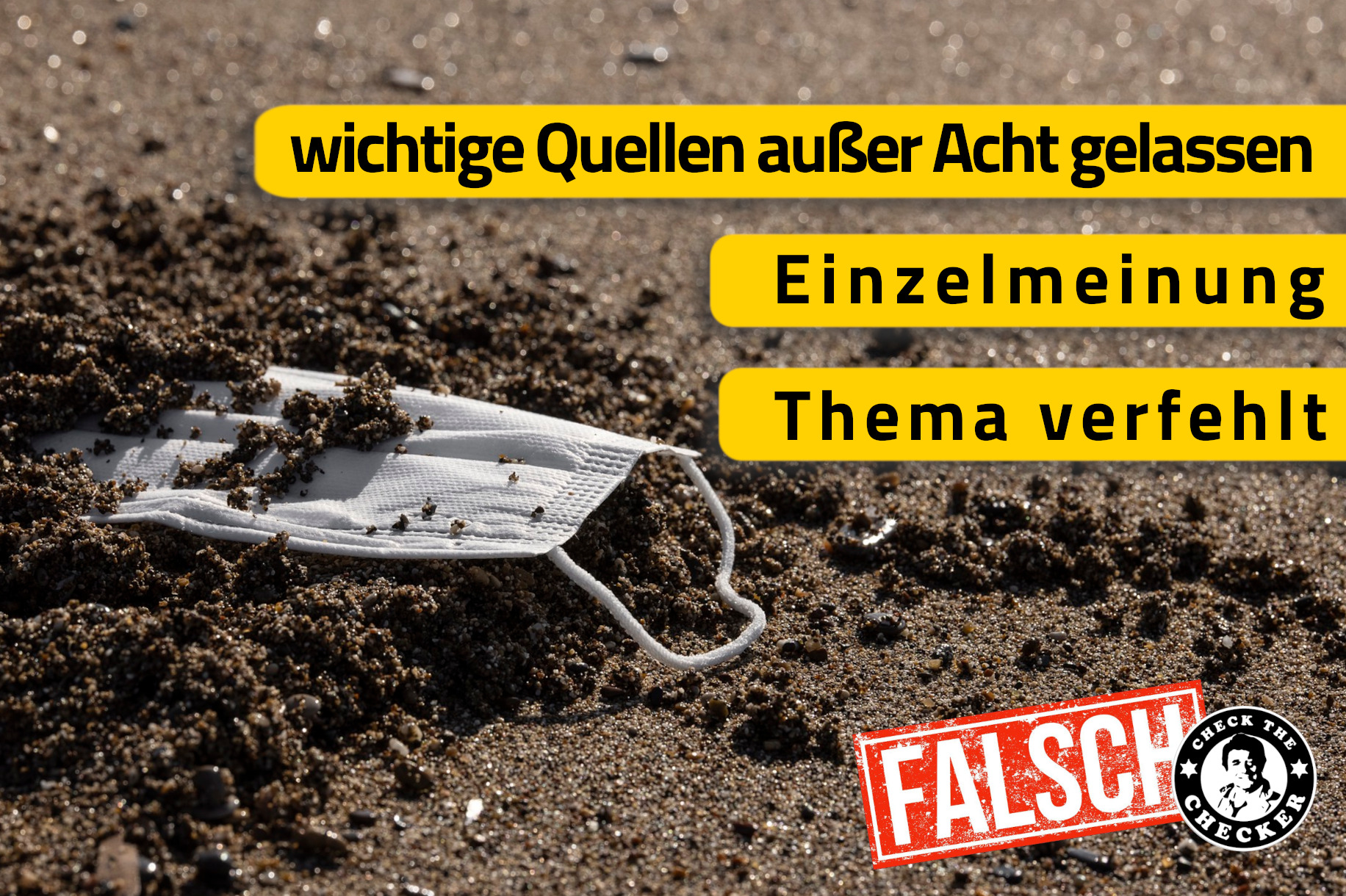 Correctiv: Masken schwächen das Immunsystem nicht
