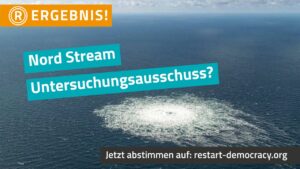 Ergebnis Abstimmung Nord Stream Untersuchungsausschuss