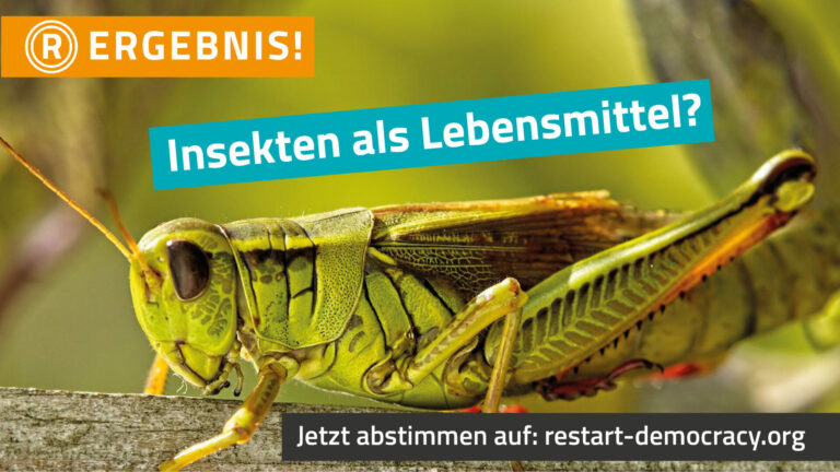 ERGEBNIS Abstimmung Insekten als Lebensmittel