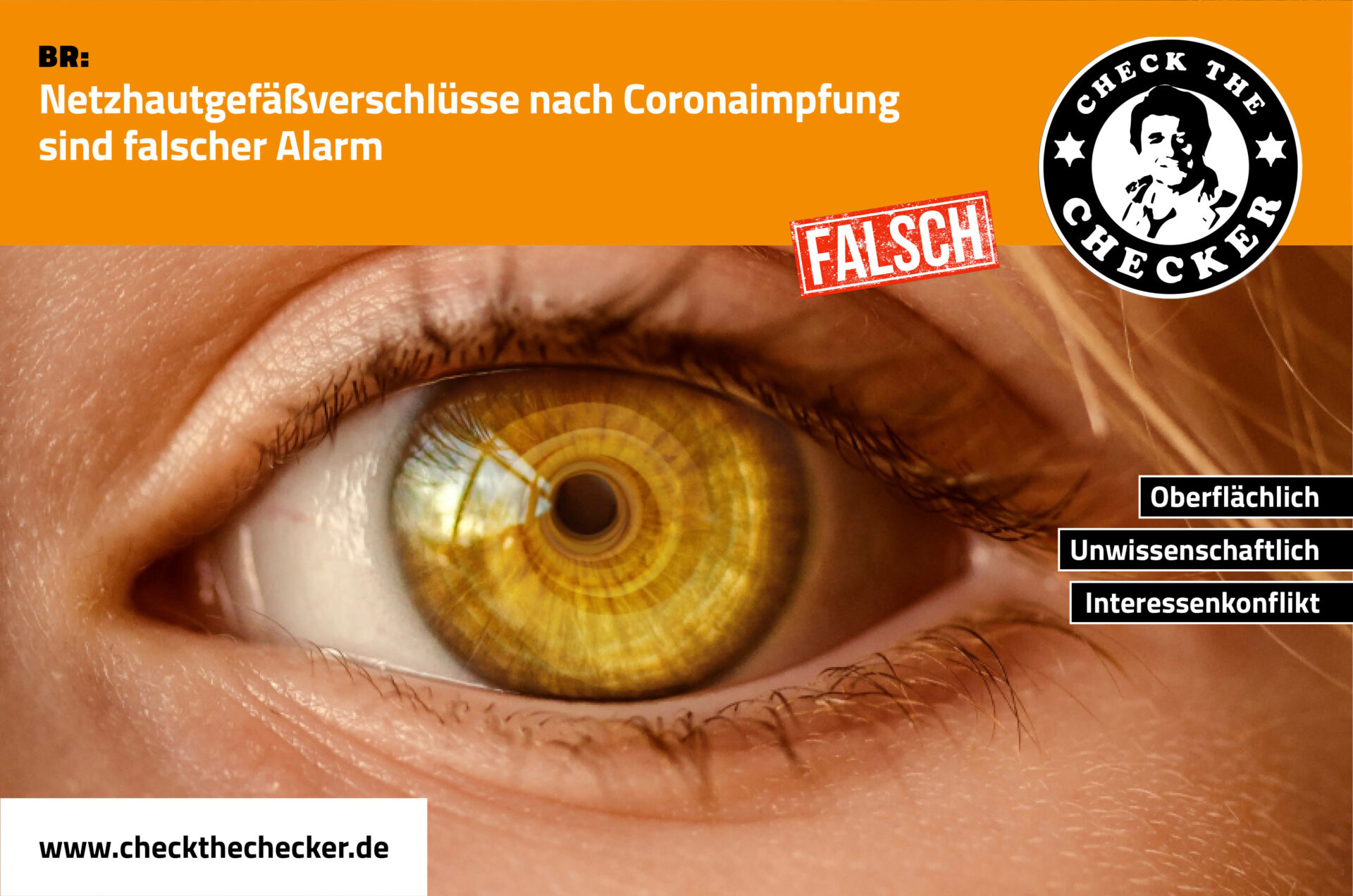 BR: Netzhautgefäßverschlüsse nach Coronaimpfung sind falscher Alarm
