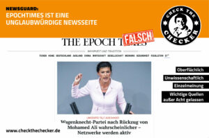 Faktencheck: Behauptungen über Epochtimes