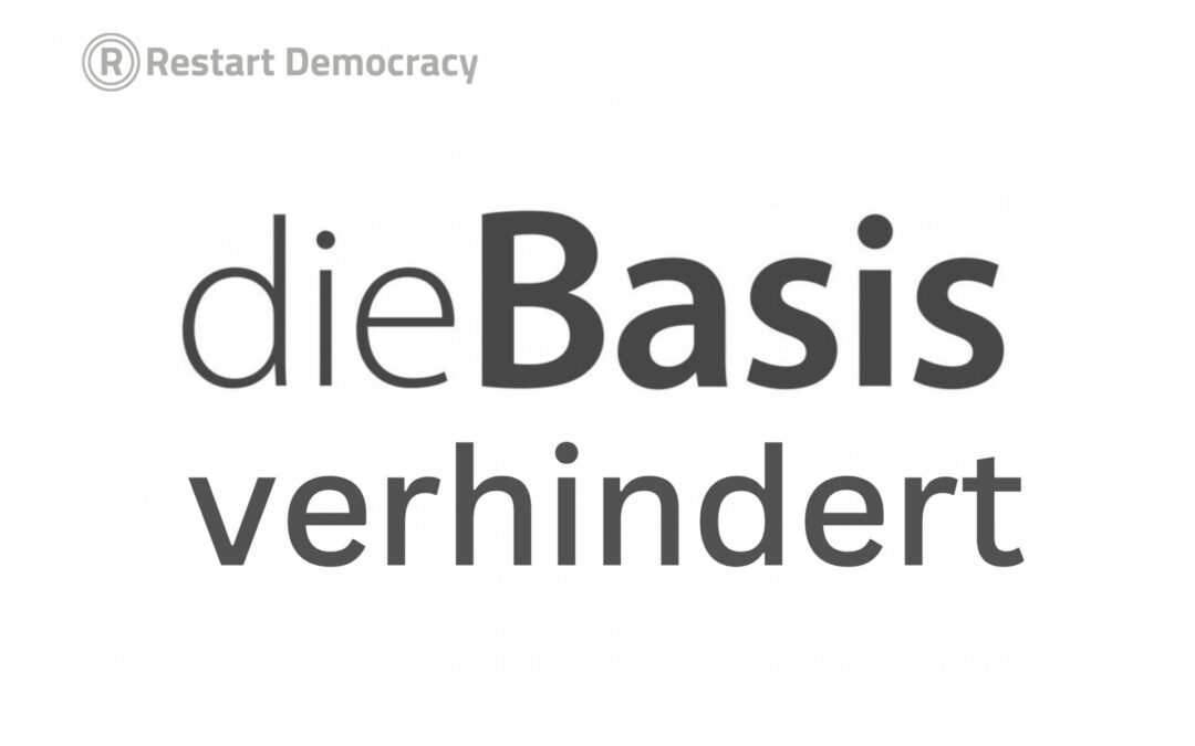 Warum die Demokratie-Kampagne unbedingt verhindert werden musste