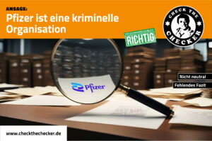 Faktencheck: kriminelle Organsiationen und Pfizer